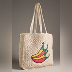 Anthropologie  farmers market peppers tote NWT Photo 1