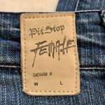 Pit Stop Jeans Distressed light Wash Skinny Jean Size 28 Blue Photo 7