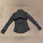 Lululemon Rare Define Jacket Parallel Stripe Black White / Black Size 6 - 2014 Photo 10