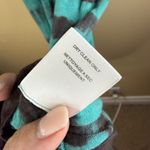 Joie  Women's M Racerback Tank Top Dress Teal Black Tie Dye Linen Blend Vacation Photo 5