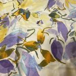 Denim & Co Top 5X Plus Yellow Floral Popover V Photo 10