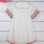 Beach Lunch Lounge|White Boho Blouse-691 Photo 0