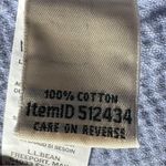 L.L. Bean Larkspur Comfort Corduroy Relaxed Shirt Size M Blue Size M Photo 3