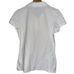 Le Tigre Vintage Women’s Size M White Short Sleeve Pique Cotton Polo Shirt Size M Photo 2