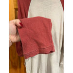 Polo Jeans Co Ralph Lauren Two Tone Long Sleeve Graphic Shirt Raglan XL Red Photo 4