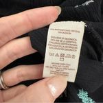 Free People Star Gazer Black Embroidered Peasant Dress Photo 2