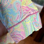 Lauren Ralph Lauren Sleep Shirt Pink Pastel Paisley Long Sleeve Size Small Photo 4
