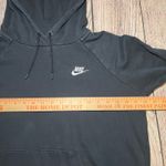 Nike Sportswear Club Fleece Pullover Hoodie Black White Logo Women's Size Large Photo 4
