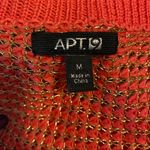 Apt. 9  || Coral /gold sweater Photo 2