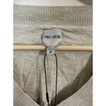 Nic+Zoe Blooming Short V Neck Sweater Beige Pink Floral Size M NWT $168 Photo 6