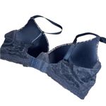 Lucky Brand Navy & Off White Cream Lace Bra Women’s Size Small / Medium Intimate Photo 1