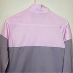 Adidas | Essentials Colorblock Tricot Full Zip Track Jacket Purple/Pink Sz Small Photo 10