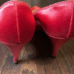 Dyeables Vintage  Fuchsia Satin Shoes Size 8 Photo 4