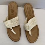 Easy Street Tuscany  Brown Off White Sandals Shoes 9.5 M Made In Italy RARE HTF Photo 1