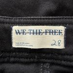 Free People  shorts micro low rise cotton black summer spring 28 boho Photo 3