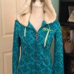 Kirra  zipped hoodie with faux fur inside hood Photo 0