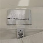White House | Black Market  White Straight Leg Pants Photo 2