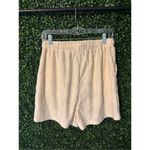 Avec Les Filles Anthropologie  Textured Terry Cloth Short Cream Size Medium Photo 2