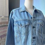 Hard Rock Cafe  Blue Oversized Denim Jacket Women’s Size XS Photo 2