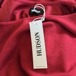 Hudson Jeans NWT  Scuba Midi Dress Small, RED DAHLIA Photo 8