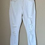 Abercrombie & Fitch white Simone slim high rise Jean NWT Photo 1