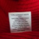 Soho  NY Jeans M Bright Red Lace Up Back Top Photo 5