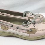 Sperry  Pink & Tan Leather Angelfish Topsider Shoe 7 Photo 1