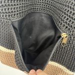 The Sak  Knit Black & Tan Tote Bag Shoulder Bag Cambodia Boho Photo 6