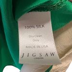 Jigsaw Colorblock 100% Silk Tunic Blouse Dress Shift Size Medium Green Photo 5