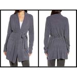 Barefoot Dreams 💕💕 CozyChic Drape Rib Cardigan Ultra Lite Pacific Blue XL Photo 2