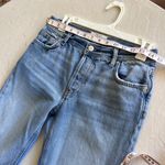 We The Free  People Maggie Straight Ripped Distressed Jeans Size 25 Photo 7