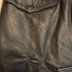 Vintage Merona Sport Sz Medium High Rise Black Leather Cargo Straight Leg Pants Photo 12