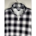 EleVen by Venus Williams Women's One More Time Pullover, B/w Plaid Size XS $138 Black Photo 6