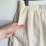 Maison Jules NWT  Womens M White Gingham Mini Skirt Twee Minimalist Clean Girl Photo 2