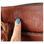 Patricia Nash Ivy Chain Link Vegetable Tanned British Tan Leather Bag Purse Photo 8