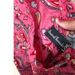 Sacred Threads  Pink Paisley Wide Leg Jumpsuit Overalls Women's L/XL Photo 4