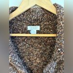 Christopher & Banks  Women’s Long Cardigan Color Brown Multi Size M Photo 1