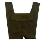 Aerie  Offline Seamless Sidewalk Ribbed High Waisted Logo Leggings Green Photo 2