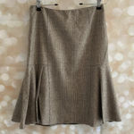 Ann Taylor  Tan Wool Skirt Photo 0