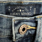 Lucky Brand  lace design denim bermuda shorts blue size‎ 00 Photo 4