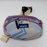 KAVU  Spectator Waist Pack Multi Color 9”x5” Hike Urban Travel Black Fanny Pack Photo 0