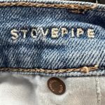 American Eagle  Stovepipe Jeans Womens 16 Short Blue Wide Leg Stretch Medium Wash Photo 6