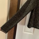 Mossimo Women’s Black/Gold Full Zip Sweater Jacket size Large Photo 5