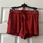 Indigo Rein Burnt Orange Flowy Shorts Small Photo 0