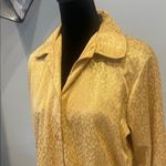 Handmade Elegant Gold Patterned Women's Top vintage 80’s Photo 1