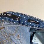 Max jeans  Mid Rise Crop White Polka Dots Photo 6
