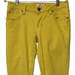 CAbi  #5084 Citron Yellow Skinny‎ Jean Size 4 Photo 2