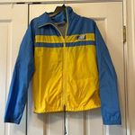 New Balance Vintage Yellow & Blue Windbreaker Size Small Photo 0