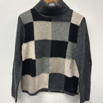 Eddie Bauer Vintage Collectibles Patch Work Lambs Wool Sweater Gray Size M Photo 0
