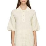 RUS the Brand | Jisho Polo Sweater Oversized | Eggshell | Size Small Photo 0